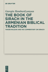 Vorderes Coverbild The Book of Sirach in the Armenian Biblical Tradition