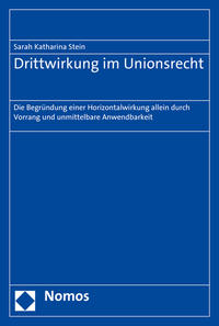 Vorderes Coverbild Drittwirkung im Unionsrecht