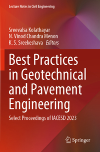 Vorderes Coverbild Best Practices in Geotechnical and Pavement Engineering