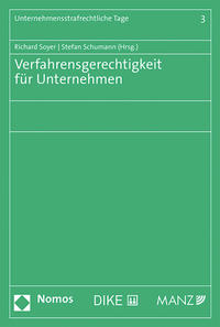 Vorderes Coverbild Verfahrensgerechtigkeit für Unternehmen