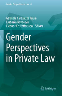 Vorderes Coverbild Gender Perspectives in Private Law