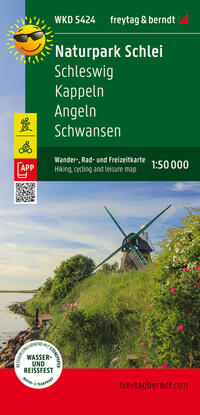 Vorderes Coverbild Naturpark Schlei, Wander-, Rad- und Freizeitkarte 1:50.000, freytag & berndt, WKD 5424