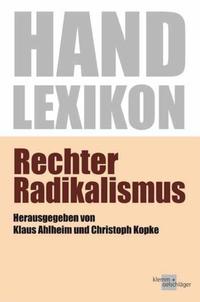 Vorderes Coverbild Handlexikon Rechter Radikalismus