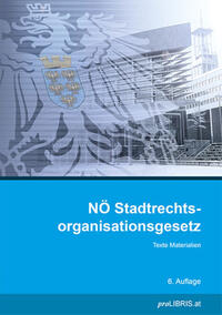 Vorderes Coverbild NÖ Stadtrechtsorganisationsgesetz