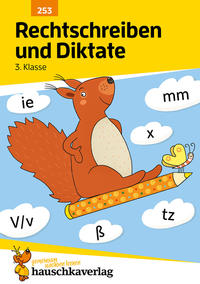 Vorderes Coverbild Deutsch 3. Klasse Übungsheft - Rechtschreiben und Diktate