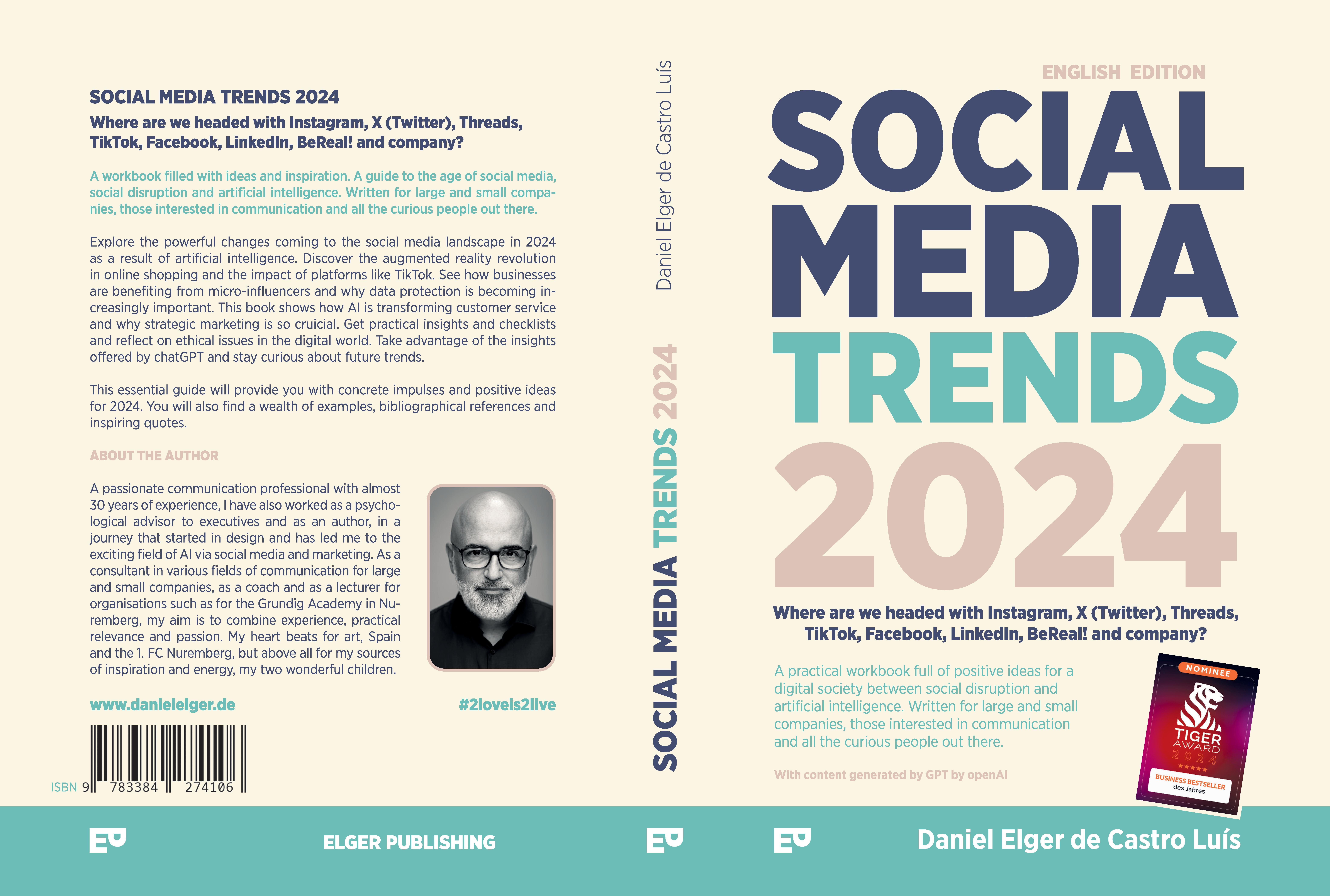 Gesamtes Coverbild Social Media Trends 2024 – Where are we headed with Instagram, X (Twitter), Threads, TikTok, Facebook, LinkedIn, BeReal! and company?