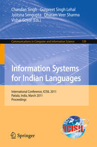 Vorderes Coverbild Information Systems for Indian Languages