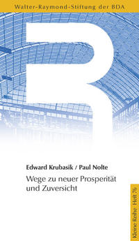 Vorderes Coverbild Wege zu neuer Prosperität und Zuversicht