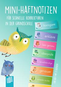 Vorderes Coverbild Mini–Haftnotizen für schnelle Korrekturen in der Grundschule