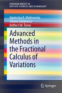 Vorderes Coverbild Advanced Methods in the Fractional Calculus of Variations