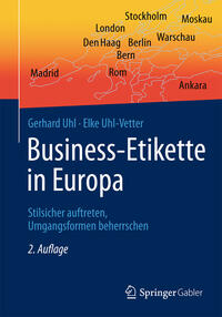 Vorderes Coverbild Business-Etikette in Europa