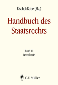 Vorderes Coverbild Handbuch des Staatsrechts - Neuausgabe