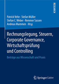 Vorderes Coverbild Rechnungslegung, Steuern, Corporate Governance, Wirtschaftsprüfung und Controlling