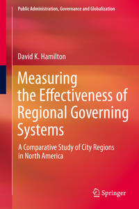 Vorderes Coverbild Measuring the Effectiveness of Regional Governing Systems