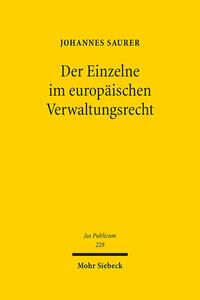 Vorderes Coverbild Der Einzelne im europäischen Verwaltungsrecht