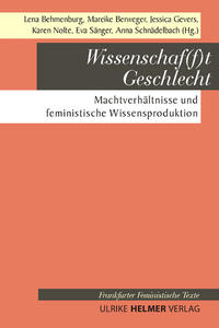 Vorderes Coverbild Wissenschaf(f)t Geschlecht