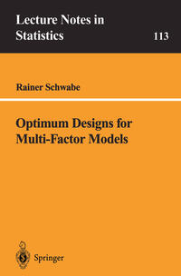 Vorderes Coverbild Optimum Designs for Multi-Factor Models