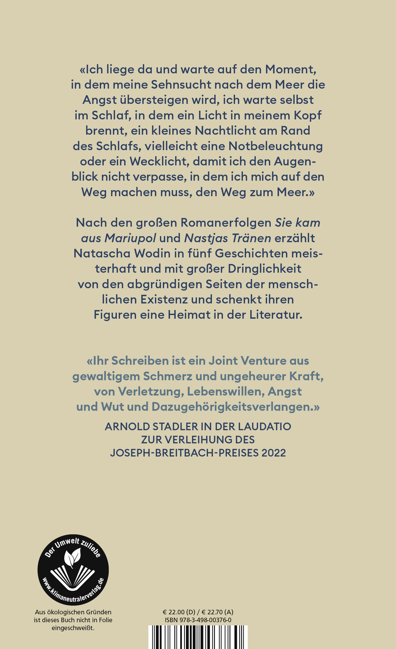 Rückseitencover Der Fluss und das Meer
