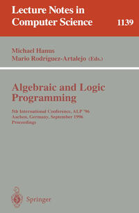 Vorderes Coverbild Algebraic and Logic Programming