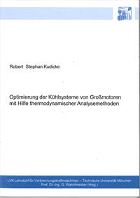 Vorderes Coverbild Optimierung der Kühlsysteme von Großmotoren mit Hilfe thermodynamischer Analysemethoden