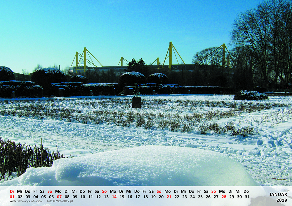Beispielinhalt (Bild) Kalender Dortmund 2019