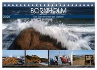 Vorderes Coverbild Bornholm - Sonneninsel der Ostsee (Tischkalender 2026 DIN A5 quer), CALVENDO Monatskalender