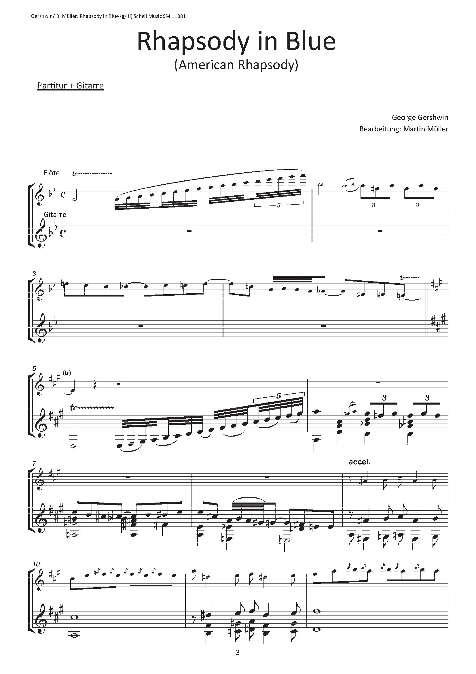 Beispielinhalt (Bild) George Gershwin: Rhapsody in Blue