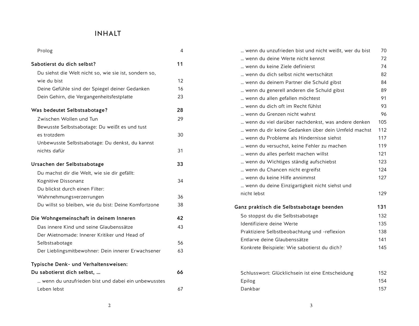 Beispielinhalt (Bild) Sabotiere ich mich selbst?