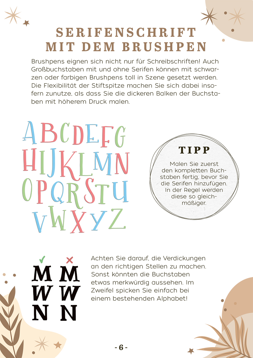 Beispielinhalt (Bild) Design Paper Mindful Flow A6