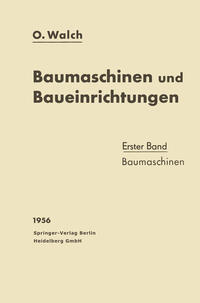 Vorderes Coverbild Baumaschinen und Baueinrichtungen