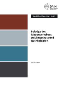 Vorderes Coverbild DAfM Schriftenreihe Heft 3