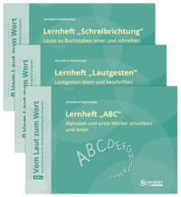 Vorderes Coverbild ABC. Vom Laut zum Wort - Lernhefte