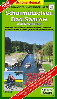 Vorderes Coverbild Radwander- und Wanderkarte Scharmützelsee, Bad Saarow und Umgebung