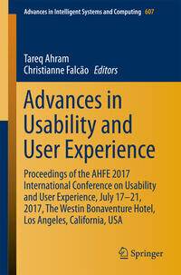 Vorderes Coverbild Advances in Usability and User Experience