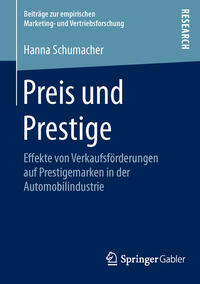 Vorderes Coverbild Preis und Prestige