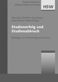 Vorderes Coverbild Studienerfolg und Studienabbruch