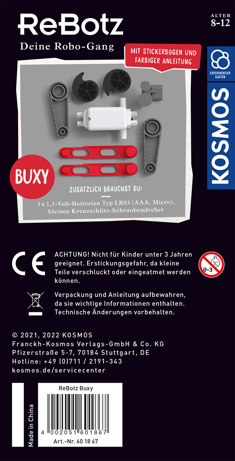 Rückseitencover ReBotz Buxy der Jumping-Bot