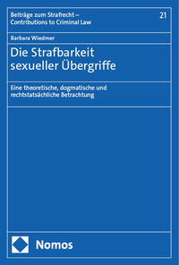 Vorderes Coverbild Die Strafbarkeit sexueller Übergriffe