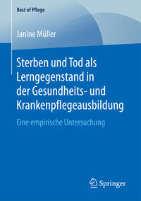 Vorderes Coverbild Sterben und Tod als Lerngegenstand in der Gesundheits- und Krankenpflegeausbildung.