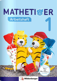 Vorderes Coverbild Mathetiger 1 – Arbeitsheft