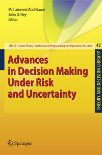 Vorderes Coverbild Advances in Decision Making Under Risk and Uncertainty