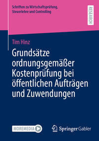 Vorderes Coverbild Grundsätze ordnungsgemäßer Kostenprüfung bei öffentlichen Aufträgen und Zuwendungen