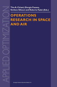 Vorderes Coverbild Operations Research in Space and Air