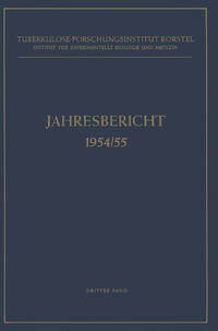 Vorderes Coverbild Jahresbericht 1954/55