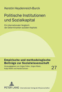 Vorderes Coverbild Politische Institutionen und Sozialkapital