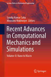 Vorderes Coverbild Recent Advances in Computational Mechanics and Simulations