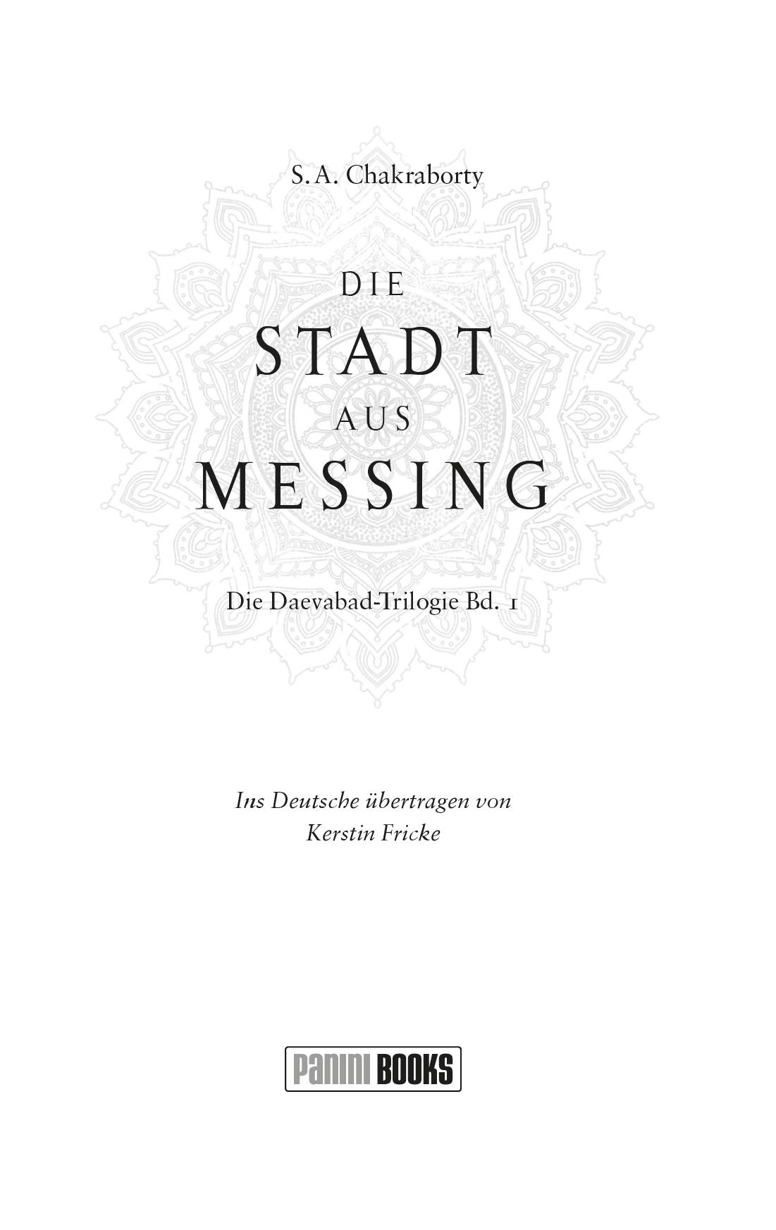 Beispielinhalt (Bild) Die Stadt aus Messing