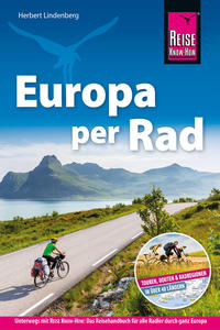 Vorderes Coverbild Reise Know-How Reiseführer Fahrradführer Europa per Rad