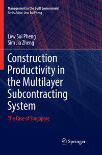 Vorderes Coverbild Construction Productivity in the Multilayer Subcontracting System