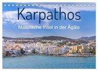 Vorderes Coverbild Karpathos - Malerische Insel in der Ägäis (Tischkalender 2025 DIN A5 quer), CALVENDO Monatskalender